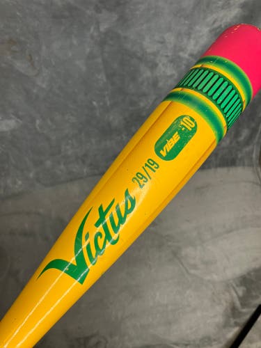 2024 Victus Vibe Alloy Bat USSSA Certified (-10) Alloy 19 oz 29" (Used)