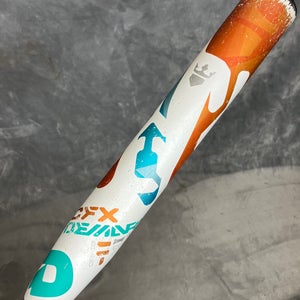 White 2018 DeMarini CFX Composite Bat (-11) Composite 19 oz 30" (Used)