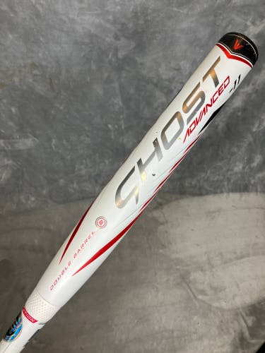 White 2022 Easton Ghost Advanced Composite Bat (-11) Composite 22 oz 33" (Used)