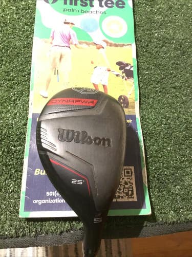 Wilson Staff DYNAPWR 25* 5 Hybrid Seniors HZRDUS Smoke RDX 70g HY Graphite 39.25