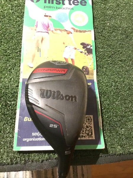 Wilson Staff DYNAPWR 25* 5 Hybrid Seniors HZRDUS Smoke RDX 70g HY Graphite 39.25