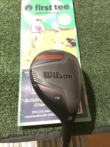 Wilson Staff DYNAPWR 19* 3 Hybrid Seniors HZRDUS Smoke RDX 70g HY Graphite 40.25