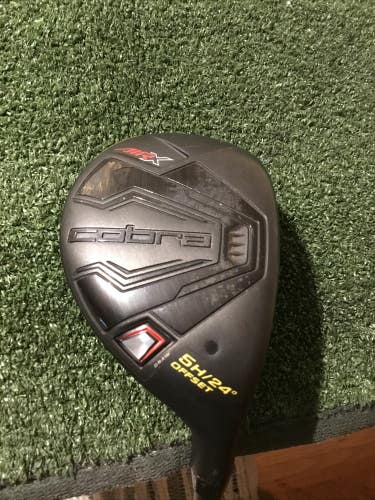 Cobra Air-X Offset 24* 5 Hybrid Lite Seniors Ultralite 45g Graphite Shaft 38.5