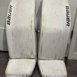 35" Bauer Supreme Ultrasonic Goalie Leg Pads Pro Stock