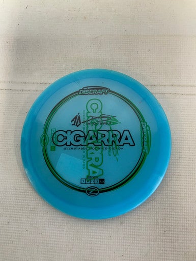 Used Discraft CIGARA Z LINE Disc Golf Driver Carolina Blue 174g 11823-S000037266