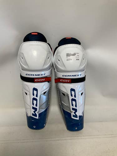 Used CCM NEXT Senior Shin Guards White 13" 11823-S000037249