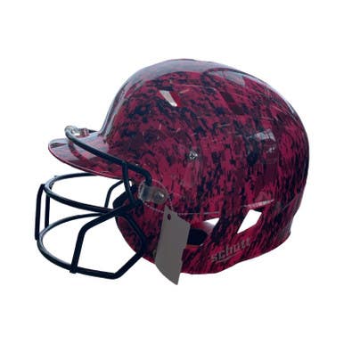 Used Schutt SB HELMET Batting Helmet w/Mask Pink SM 11883-S000157507