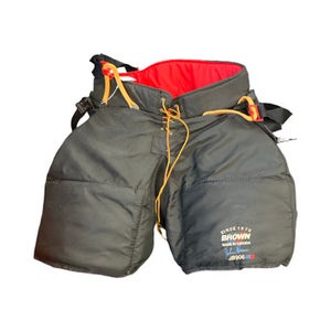 Used BROWN JB 906 GOALIE PANTS Senior Goalie Pant Black XL 11883-S000157491