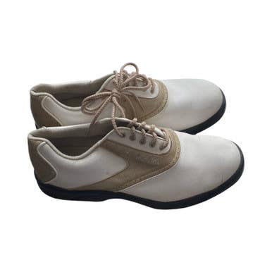 Used Foot Joy Mens Golf Shoes White Senior 9 11883-S000157447