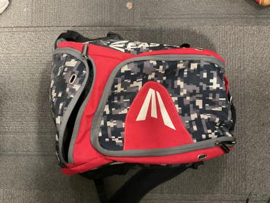 Used Easton BASEBALL 2 BAT BACKPACK BB/SB Player Carry Bag Red 11614-S000231104