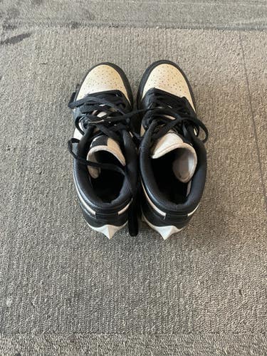 Used Nike AIR JORDAN AIR FORCE 1 Adult FB Cleats Black Senior 8 11614-S000231065
