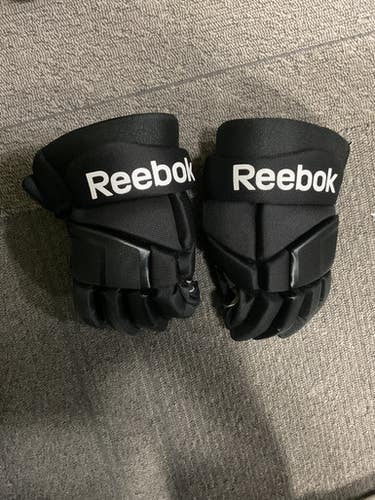 Used Reebok 24K Youth Gloves Black 9" 11614-S000231036