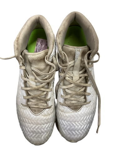 Used Under Armour Adult FB Cleats White Senior 10 11613-S000177219