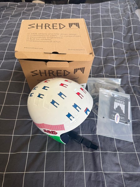 Men's XL Shred Basher Ultimate Helmet (Used) FIS Legal