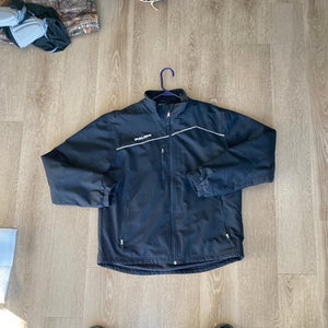 Black Men's Medium Bauer Jacket (Used)