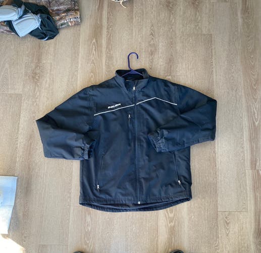 Black Men's Medium Bauer Jacket (Used)
