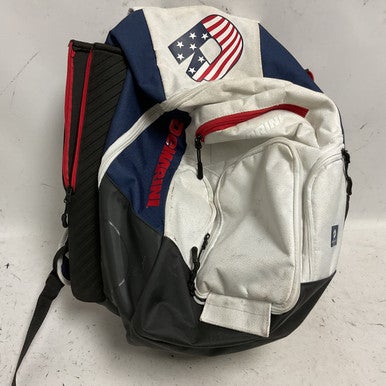 Used Demarini BASEBALL BACKPACK BB/SB Player Backpack White/Red/Navy 11855-S000199390