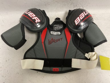 Used Bauer LIL SPORT Youth Shoulder Pads MD 11855-S000199375