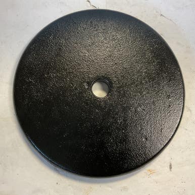 Used Standard Plate Black 25 lb 11855-S000199344