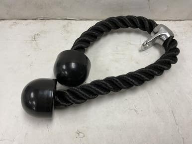 Used Tricep Pulldown Rope Attachment Black 11855-S000199319