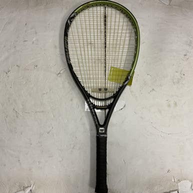 Used Wilson HYPER HAMMER 2.6 Adult Tennis Racquet Black 4 1/2" 11855-S000199314