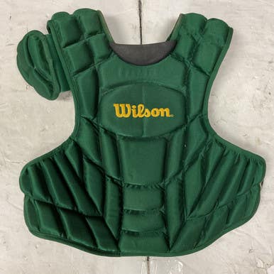 Used Wilson Catchers Chest Protector Green Adult 11855-S000199249