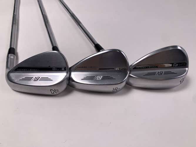 Titleist Vokey SM10 Tour Chrome Wedge Set 52* 8 | 56* 14 | 60* 12 SM10 Wedge RH