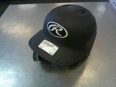 Used Rawlings MACH Batting Helmet No Mask Black LG 11339-S000198945