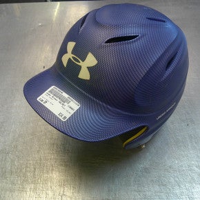 Used Under Armour HELMET Batting Helmet No Mask Royal Blue SM 11339-S000198946