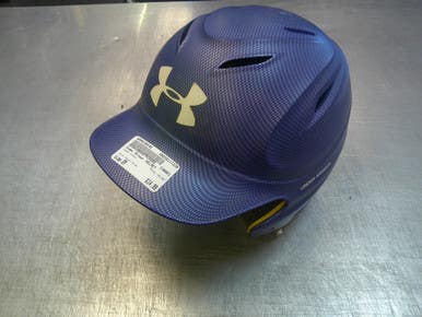 Used Under Armour HELMET Batting Helmet No Mask Royal Blue SM 11339-S000198946