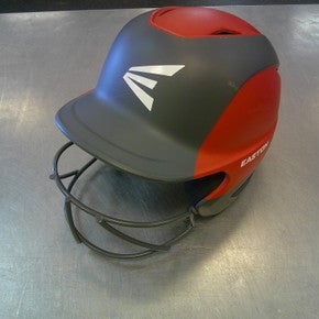 Used Easton GHOST HELMET MATTE Batting Helmet w/Mask Red XXS 11339-S000198879