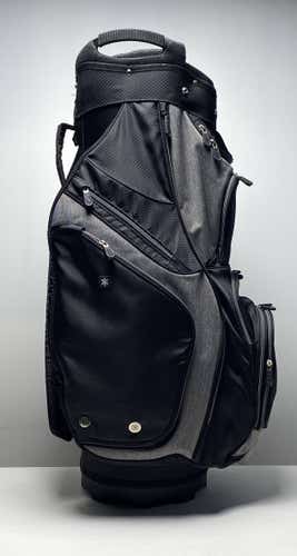 Tour X Lightweight Cart Bag Black 15-Way Divide Single Strap Golf Bag