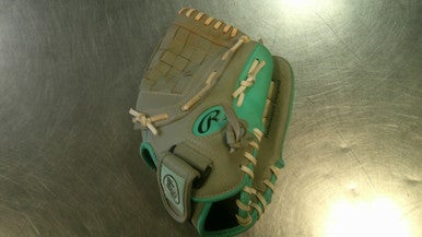 Used Rawlings PLAYERS SERIES BB/SB Glove RH Throw Grey 11" 11868-S000067654