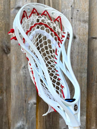New Warrior Evo QX-O Head Custom Strung with 4s Mesh (Sample Stringing)
