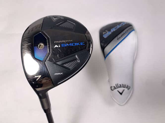 Callaway Paradym Ai Smoke Max 7 Fairway Wood 21* Tensei Blue AV Xlink Reg LH HC