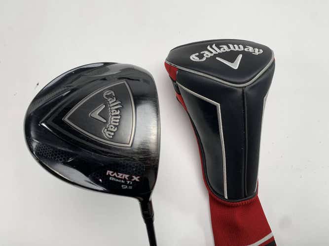 Callaway Razr X Black Ti Driver 9.5* Grafalloy ProLaunch AXIS 60g Stiff RH HC