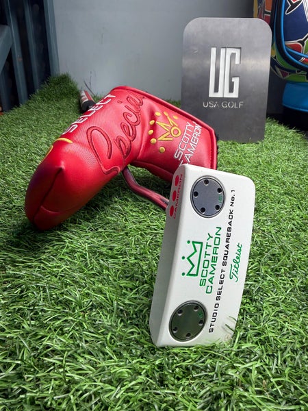 Scotty Cameron - Studio Select squareback N.1 - PUTTER - Steel - RH - 34'' + COVER