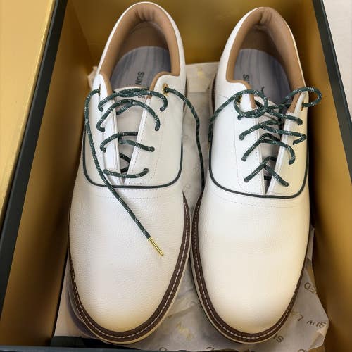 Brand New Mens Size 10 SUN DAY RED PIONEER CYPRESS LE Golf Shoes. White/green