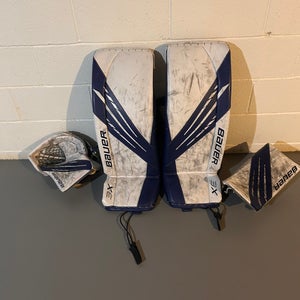34" Bauer 3X Regular Goalie Full Set (Used)