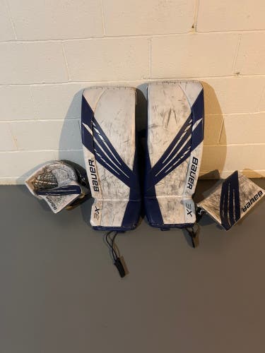 34" Bauer 3X Regular Goalie Full Set (Used)