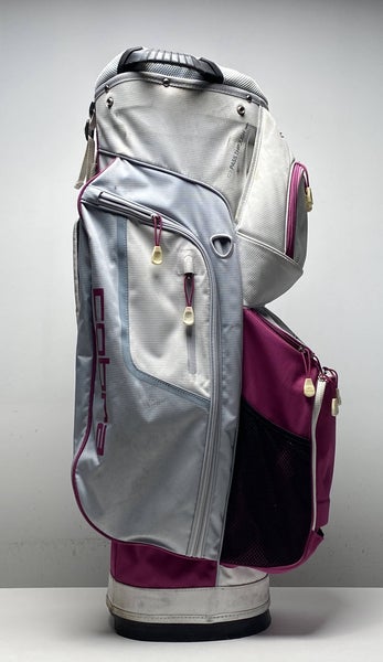 Cobra Lightweight Ladies Cart Bag White 14-Way Divide Single Strap Golf Bag