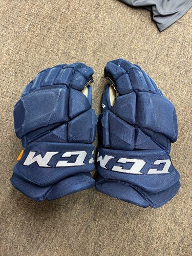 Florida Panthers Nate Scmidt CCM Pro Model Gloves 14" Pro Stock