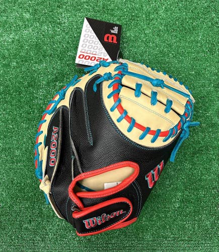 Wilson A2000 PF33 33" Pedroia Fit Superskin Baseball Catchers Mitt - WBW10270833