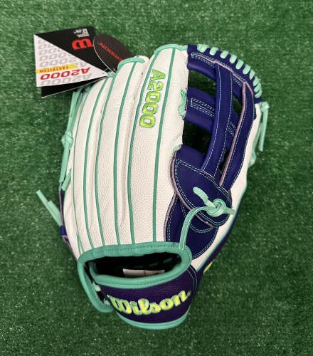 Wilson A2000 12.25" FP50 Fastpitch Softball Utility Glove - Purple Mint White