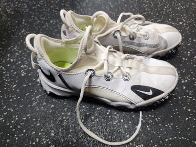 Used Nike TURFIELD BB/SB Cleats White Junior 03 11849-S000036676