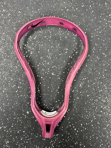 Used Nike ALPHA UNSTRUNG Mens Lacrosse Head Maroon 11849-S000036866
