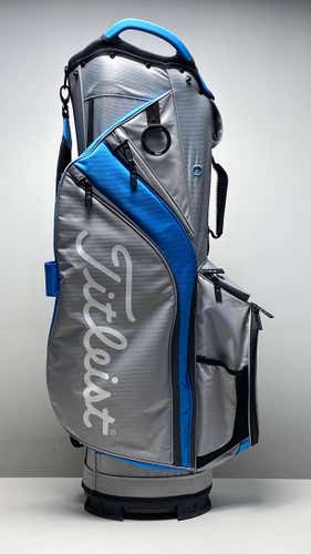 Titleist Cart 14 Cart Bag Gray 14-Way Divide Single Strap Golf Bag