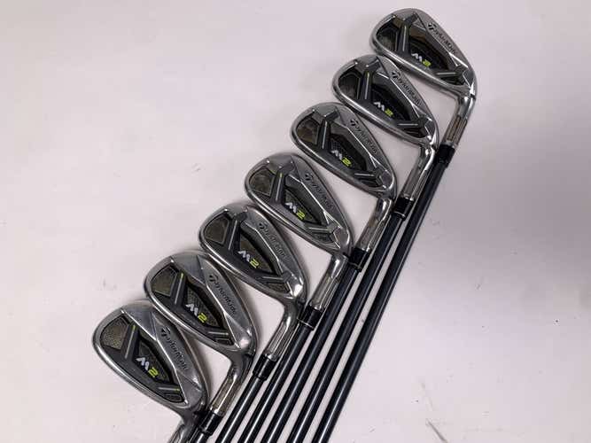 TaylorMade M2 Iron Set 4-PW REAX 65g Regular Graphite Mens RH Midsize Grips