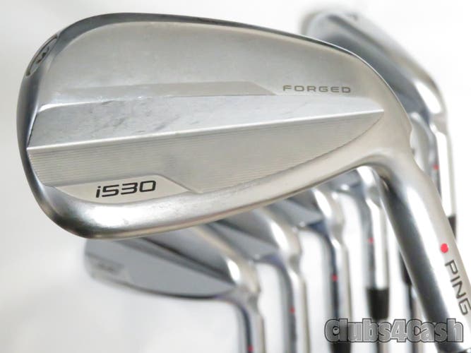 PING i530 Irons Red Dot Dynamic Gold Mid 115 S300 Stiff Flex 4-P