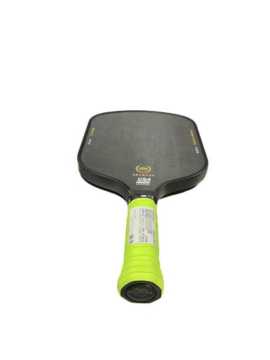 Used SPARTUS ORACLE APEX PICKLEBALL PADDLE Pickleball Racquet Black 11834-S000046692